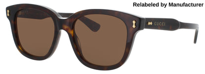 GUCCI GG1264S Frame HAVANA Lens BROWN TINT
