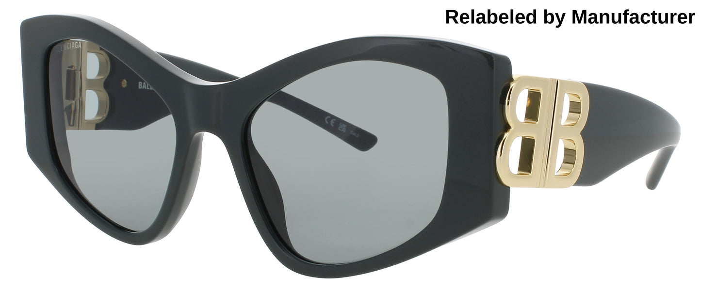 BALENCIAGA BB0287S Frame GREEN Lens GREEN TINT