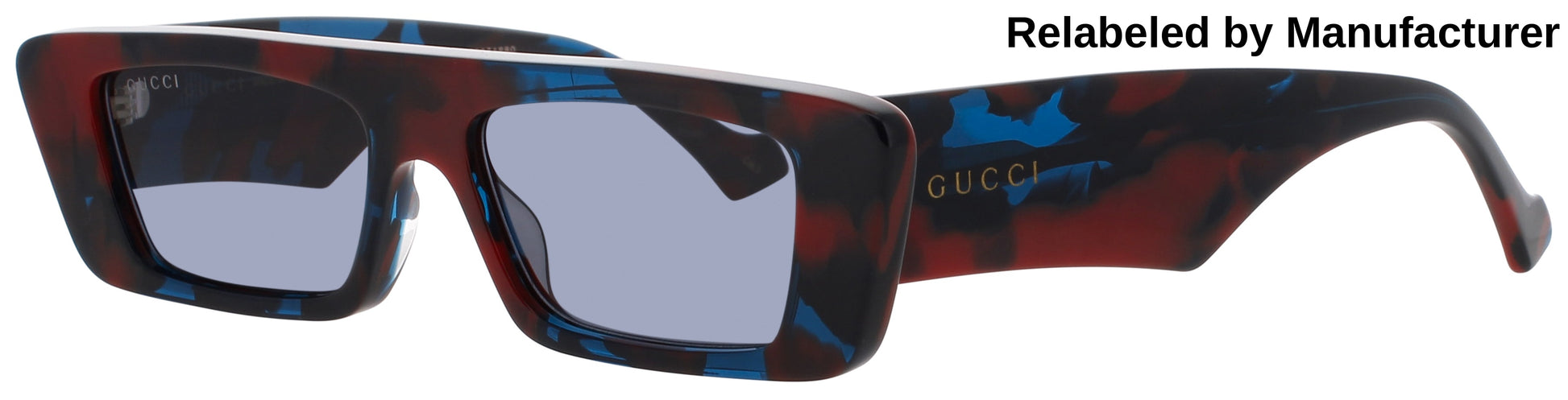 GUCCI GG1331S Frame HAVANA Lens BLUE TINT