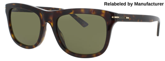 GUCCI GG1444S Frame HAVANA Lens GREEN TINT