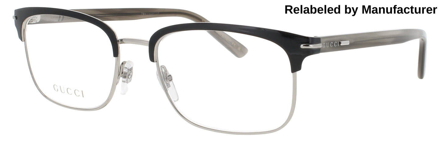 GUCCI GG1448O Frame HAVANA/SILVER Lens DEMO