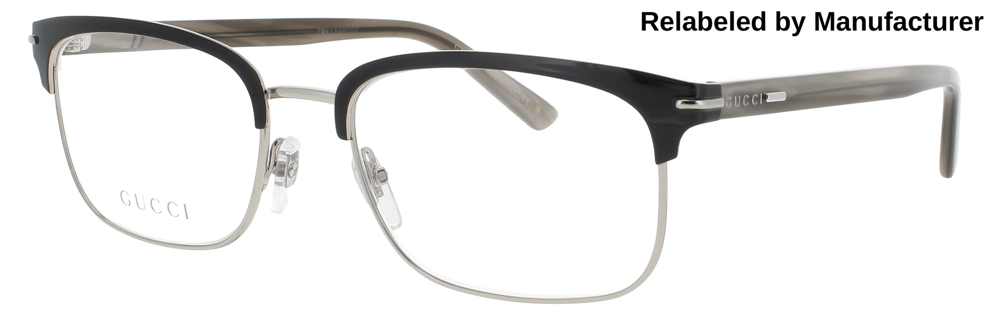 GUCCI GG1448O Frame HAVANA/SILVER Lens DEMO