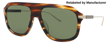 GUCCI GG1309S Frame HAVANA/GOLD Lens GREEN TINT