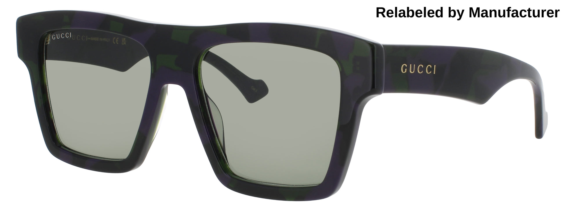 GUCCI GG0962 Frame HAVANA Lens GREEN TINT