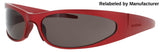 BALENCIAGA BB0290S Frame RED Lens SMOKE