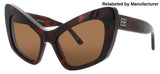 BALENCIAGA BB0293S Frame HAVANA Lens BROWN TINT
