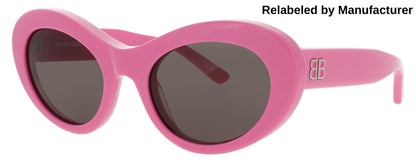 BALENCIAGA BB0294S Frame PINK Lens SMOKE