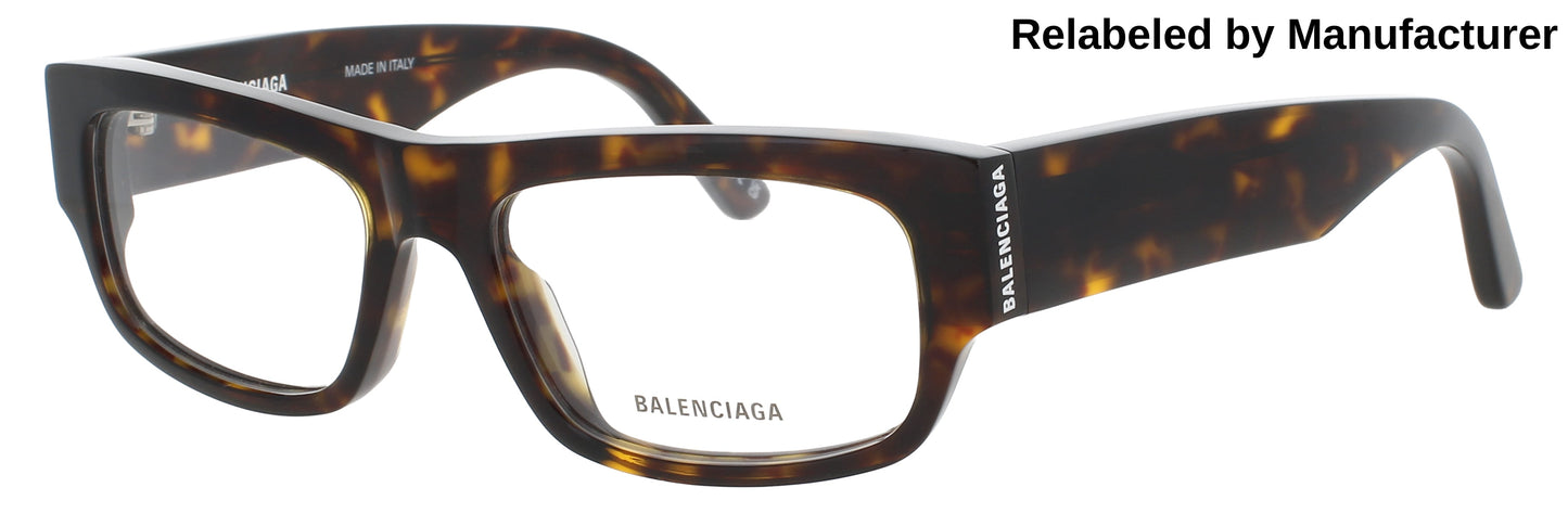 BALENCIAGA BB0304O Frame HAVANA Lens DEMO