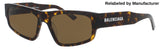 BALENCIAGA BB0305S Frame HAVANA Lens BROWN TINT