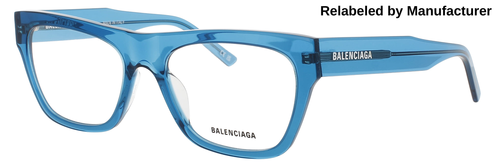 BALENCIAGA BB0308O Frame BLUE Lens DEMO