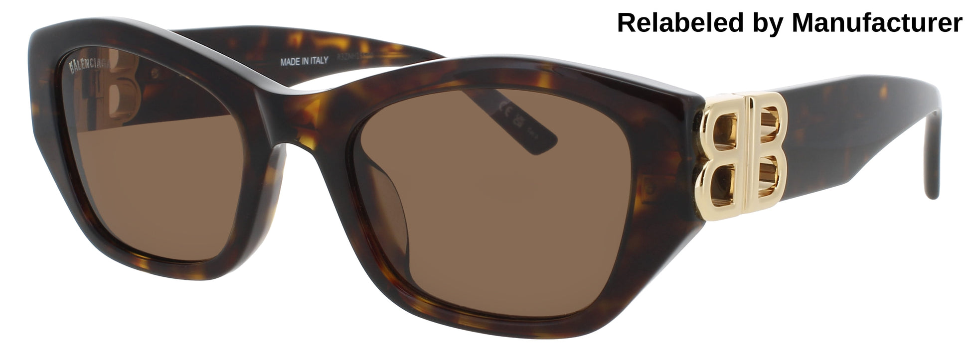 BALENCIAGA BB0311SK Frame HAVANA Lens BROWN TINT