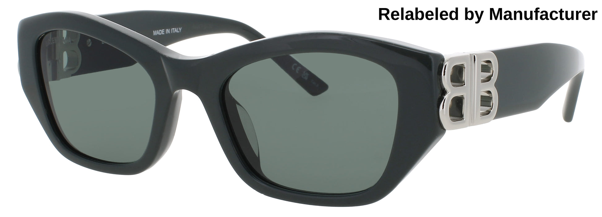 BALENCIAGA BB0311SK Frame GREEN Lens GREEN TINT