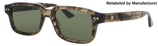 MONTBLANC MB0286S Frame BROWN Lens GREEN TINT