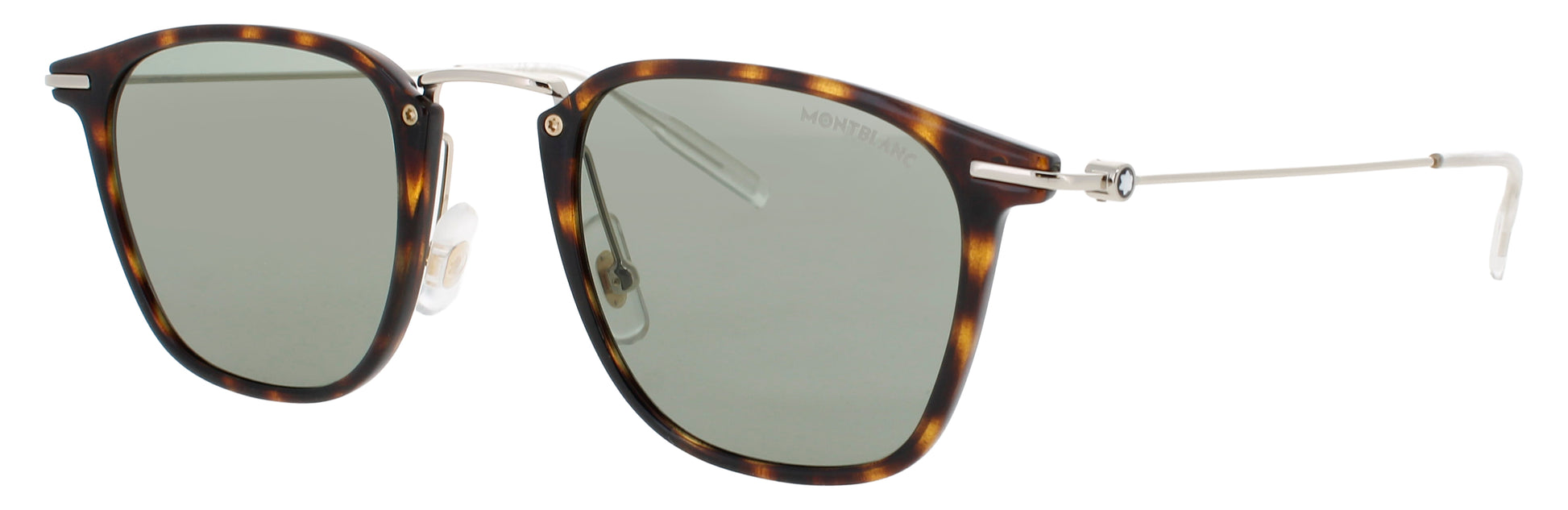 MONTBLANC MB0295S Frame HAVANA/GOLD Lens GREEN TINT