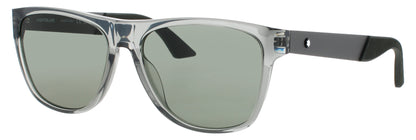 MONTBLANC MB0298S Frame RUTHENIUM Lens GREEN TINT