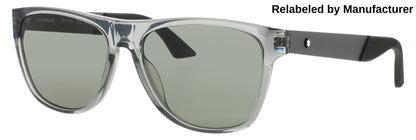 MONTBLANC MB0298S Frame RUTHENIUM Lens GREEN TINT