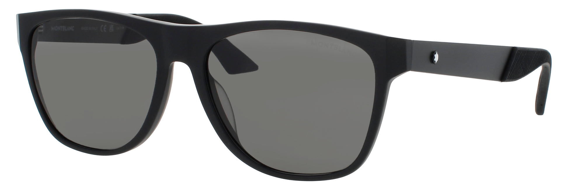 MONTBLANC MB0298S Frame BLACK Lens SMOKE