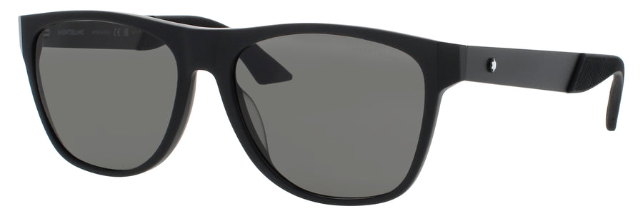 MONTBLANC MB0298S Frame BLACK Lens SMOKE