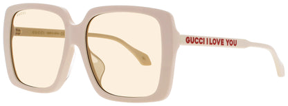 GUCCI GG0567SAN Frame IVORY Lens BROWN