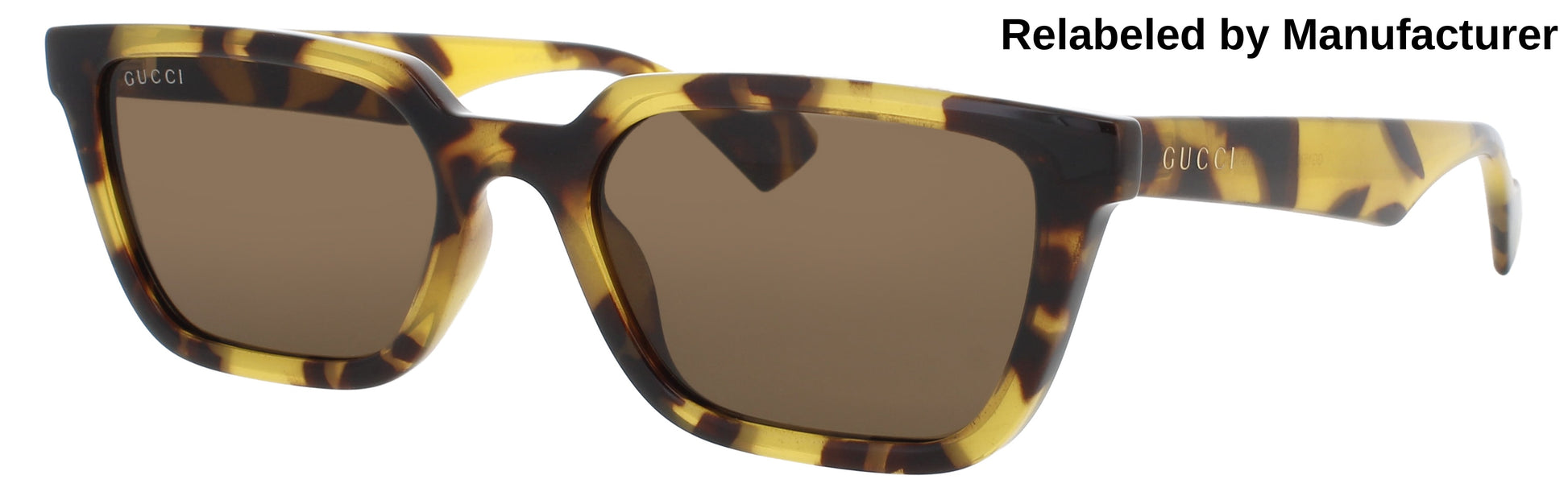 GUCCI GG1539S Frame YELLOW Lens BROWN TINT