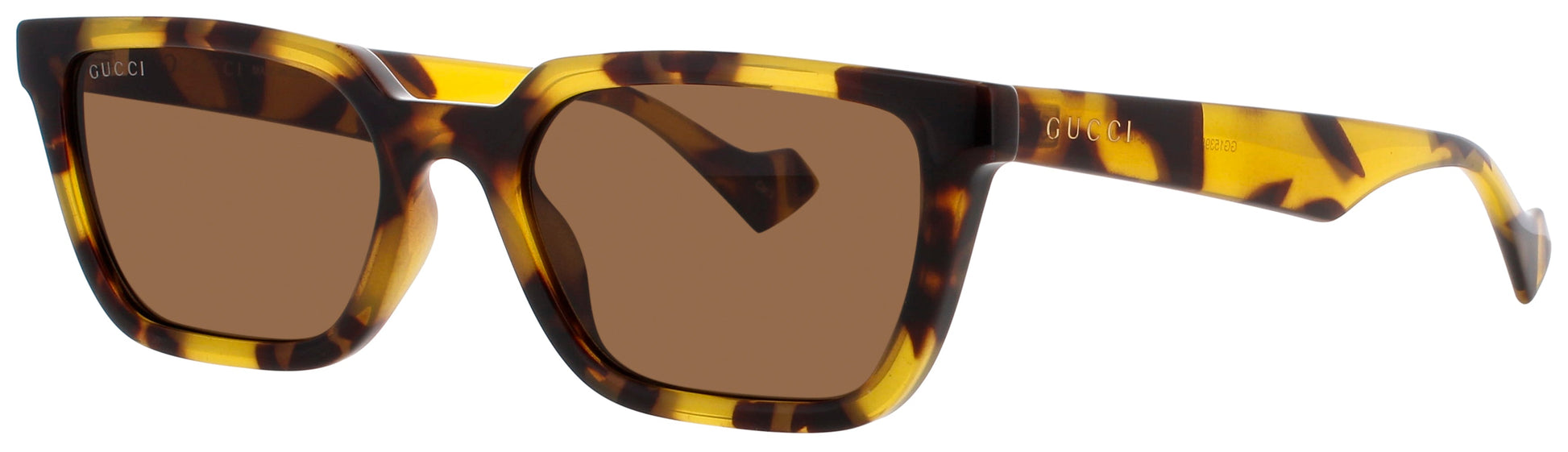 GUCCI GG1539S Frame YELLOW Lens BROWN