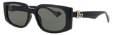 GUCCI GG1534S Frame BLACK/GOLD Lens GREY