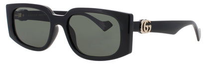 GUCCI GG1534S Frame BLACK/GOLD Lens GREY