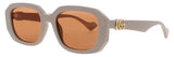GUCCI GG1535S Frame BROWN/GOLD Lens BROWN