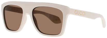 GUCCI GG1570S Frame WHITE Lens BROWN