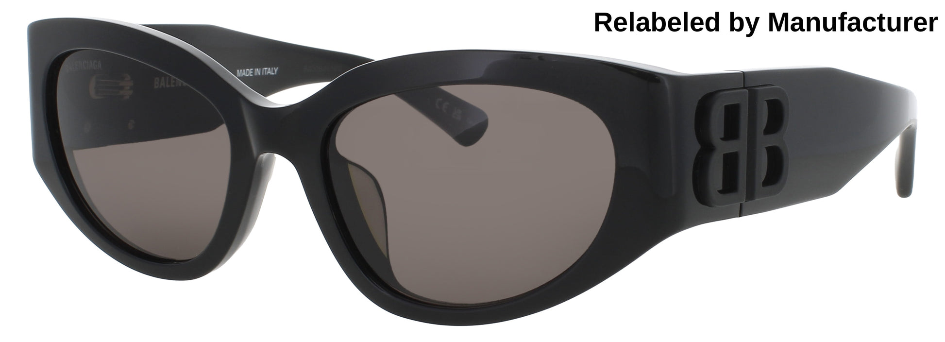 BALENCIAGA BB0324SK Frame BLACK Lens SMOKE