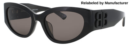 BALENCIAGA BB0324SK Frame BLACK Lens SMOKE