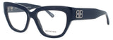 BALENCIAGA BB0326O Frame BLUE Lens DEMO