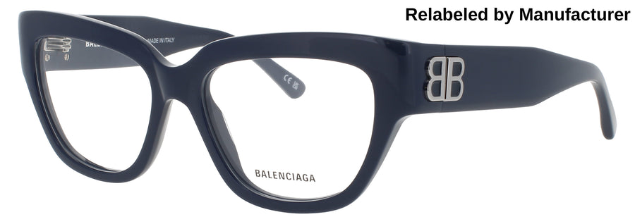 BALENCIAGA BB0326O Frame BLUE Lens DEMO