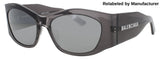 BALENCIAGA BB0329S Frame GREY Lens GREY MIRROR