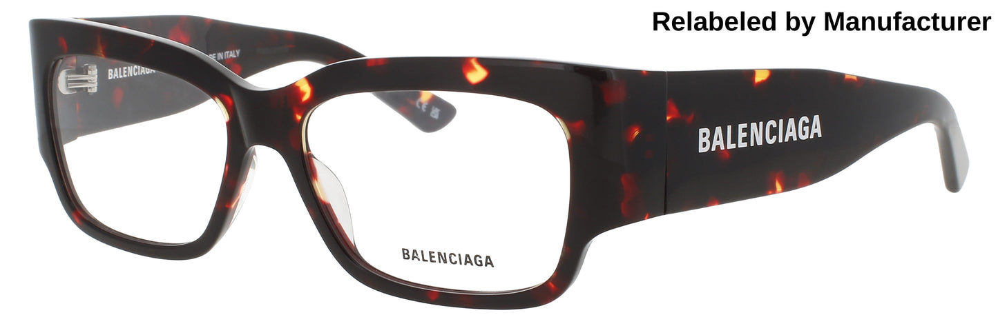 BALENCIAGA BB0332O Frame HAVANA Lens DEMO