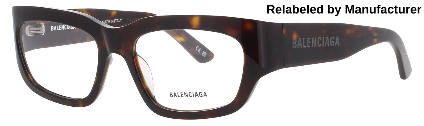 BALENCIAGA BB0334O Frame HAVANA Lens DEMO