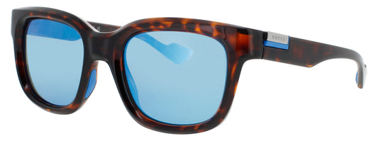 GUCCI GG1621S Frame HAVANA Lens BLUE MIRROR