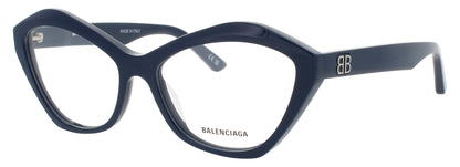 BALENCIAGA BB0341O Frame BLUE Lens DEMO