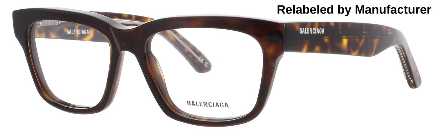 BALENCIAGA BB0343O Frame HAVANA Lens DEMO