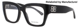 BALENCIAGA BB0325O Frame BLACK Lens DEMO
