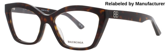 BALENCIAGA BB0342O Frame HAVANA Lens DEMO