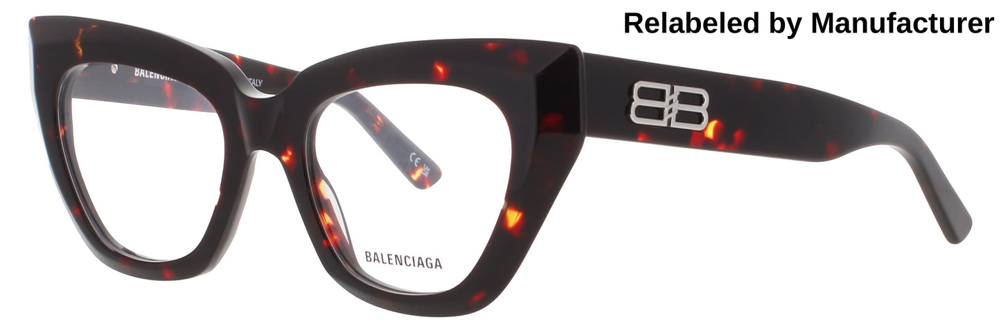 BALENCIAGA BB0238O Frame HAVANA Lens DEMO