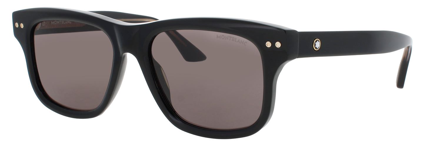 MONTBLANC MB0319S Frame BLACK Lens SMOKE