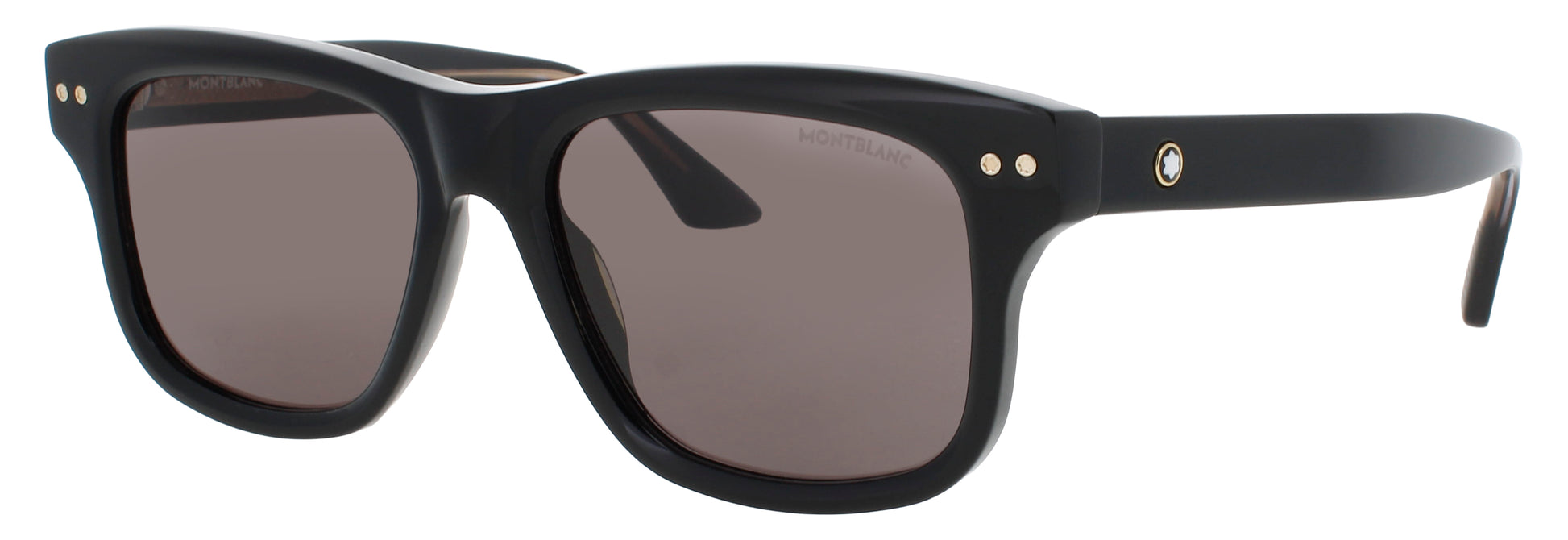 MONTBLANC MB0319S Frame BLACK Lens SMOKE