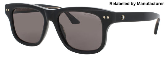 MONTBLANC MB0319S Frame BLACK Lens SMOKE
