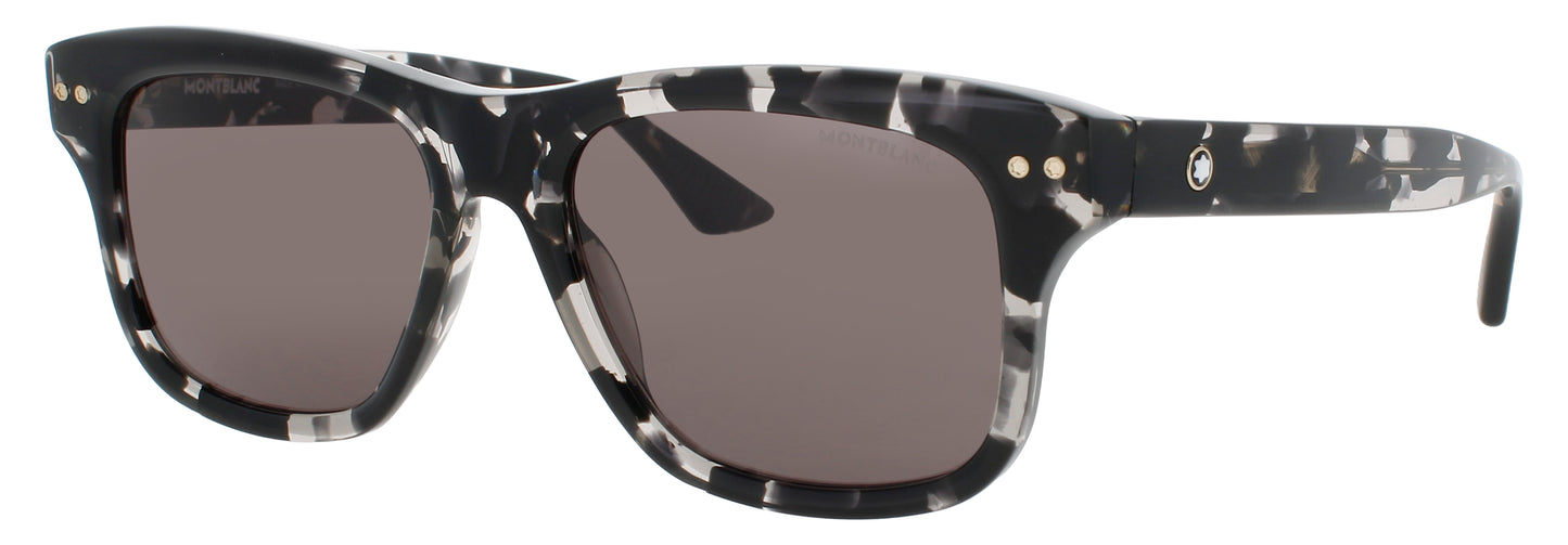 MONTBLANC MB0319S Frame BLACK Lens SMOKE