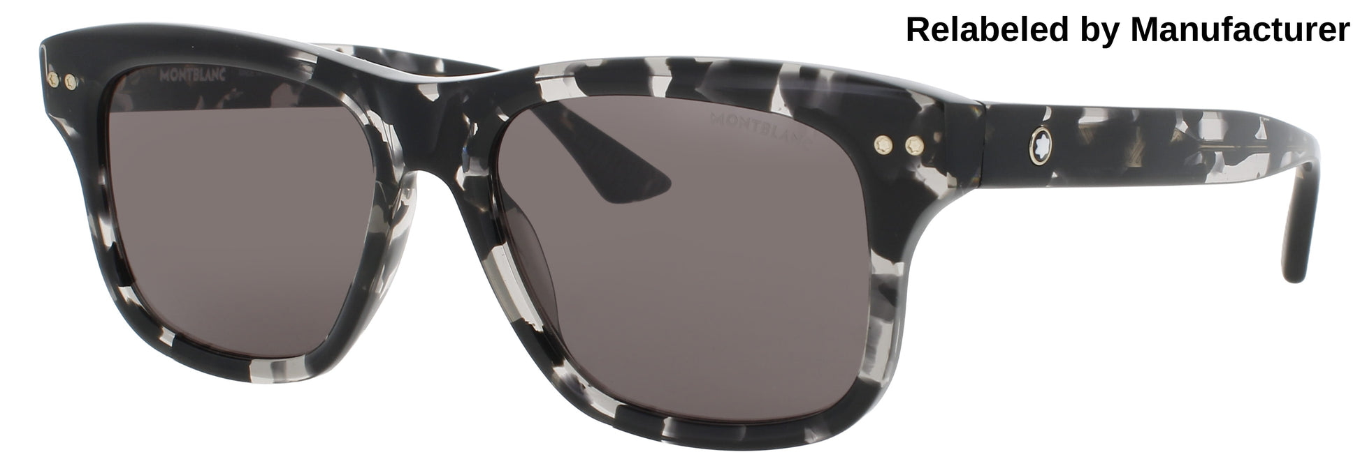 MONTBLANC MB0319S Frame BLACK Lens SMOKE