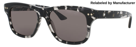 MONTBLANC MB0319S Frame BLACK Lens SMOKE