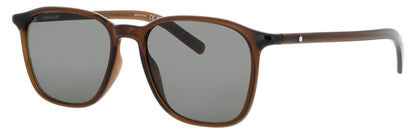 MONTBLANC MB0325S Frame BROWN Lens SMOKE