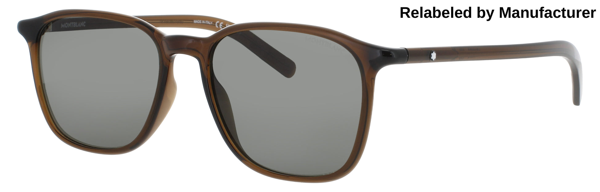 MONTBLANC MB0325S Frame BROWN Lens SMOKE